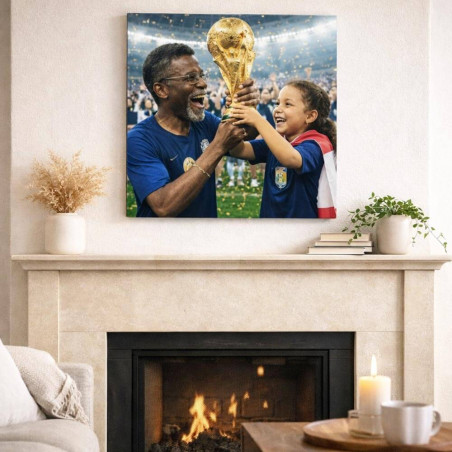 Quadro calcio celebrazione