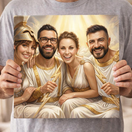 Quadro fotografico Dio dell’Olimpo