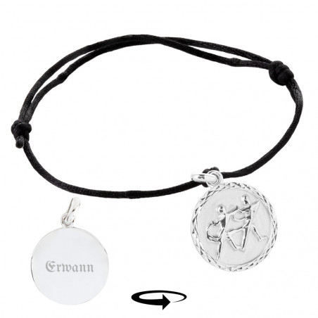 Bracciale Gemelli inciso
