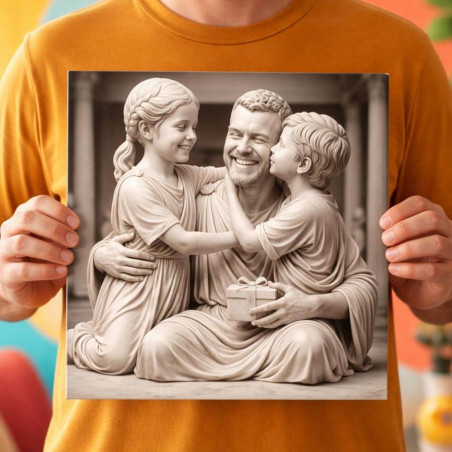 Ritratto statua di marmo personalizzato