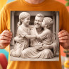 Ritratto statua di marmo personalizzato