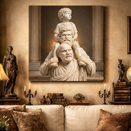 Ritratto statua di marmo personalizzato