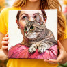 Quadro mosaico di vetro personalizzato