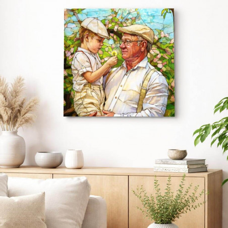 Quadro mosaico di vetro personalizzato