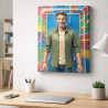Quadro stile figurina articolata
