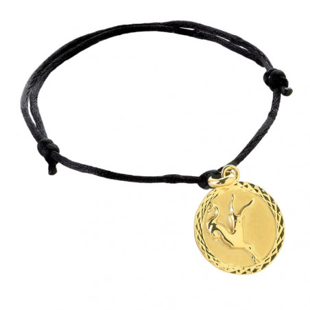 Bracciale zodiacale placcato oro con incisione