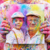 Quadro fotografico esplosione di colori