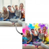 Quadro fotografico esplosione di colori