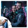 Ritratto cyberpunk personalizzato