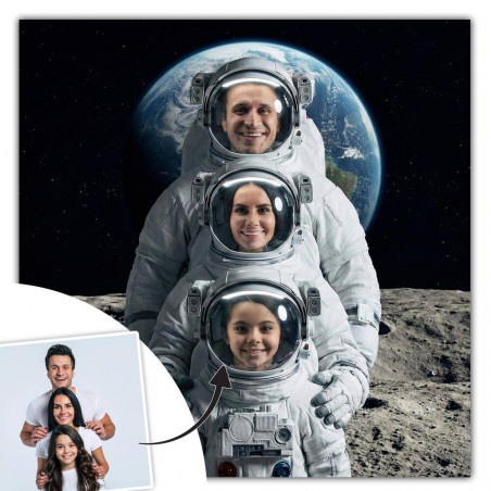 Quadro astronauta personalizzato
