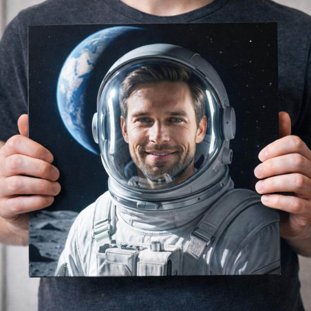 Quadro astronauta personalizzato