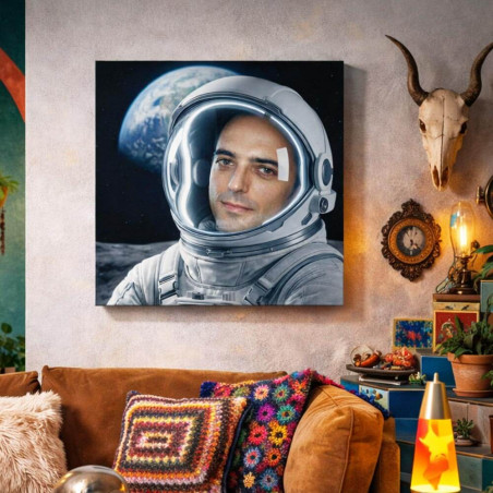 Quadro astronauta personalizzato