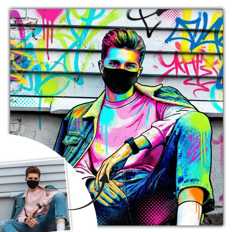 Quadro Street Art personalizzato