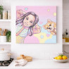 Quadro Kawaii pastel personalizzato