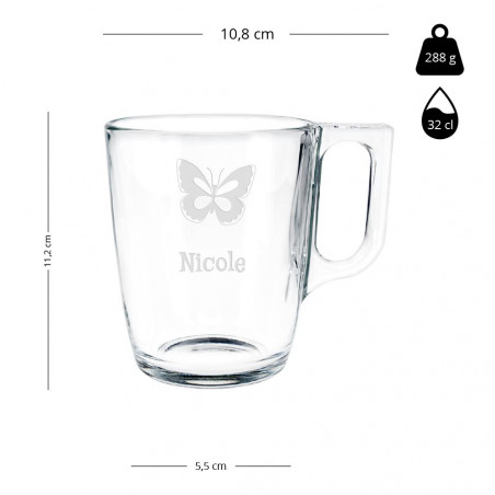 Dimensione della tazza di tè