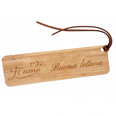 Regalo in legno “Parole d'amore” personalizzato
