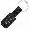 Portachiavi in metallo nero personalizzato