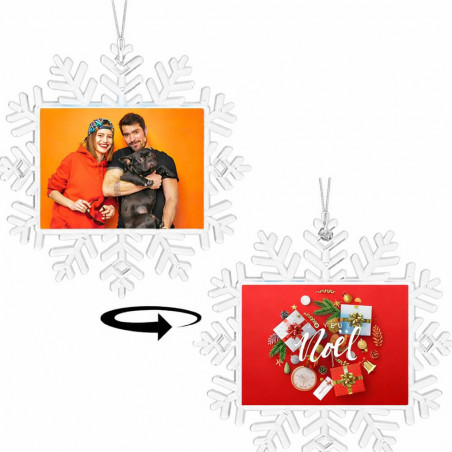 Fiocco di Natale foto personalizzabile
