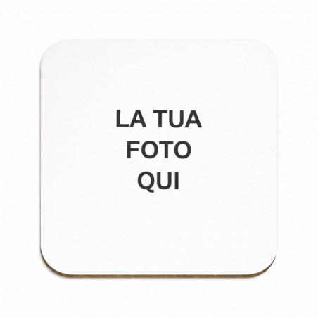 Sottobicchiere personalizzato foto