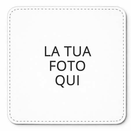 Sottobicchiere in pelle personalizzato