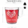 tazza da tè in vetro