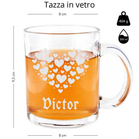 tazza in vetro