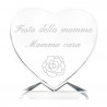 vetro cuore con messaggio