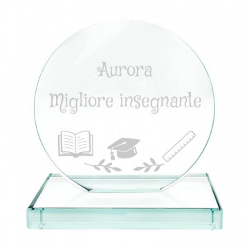 Trofeo personalizzato per insegnanti | Regalo di fine anno