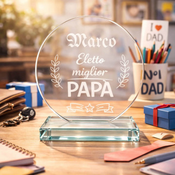 Trofeo miglior papà personalizzato regalo per papà