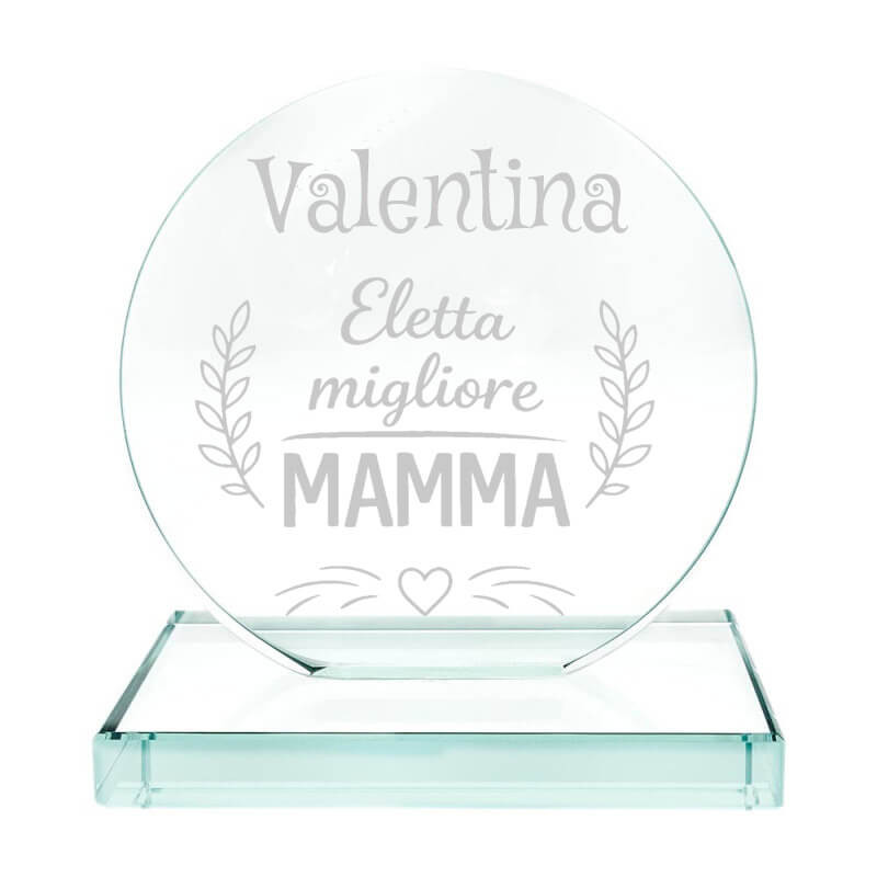 Trofeo miglior mamma personalizzato | Regalo per la Festa della Mamma