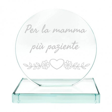 Trofeo personalizzato per la mamma