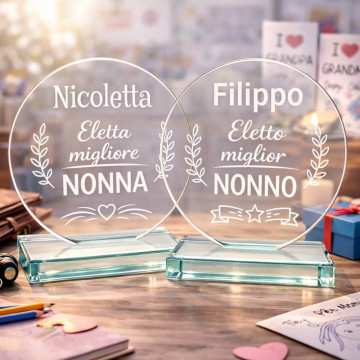 Trofeo miglior nonni personalizzato