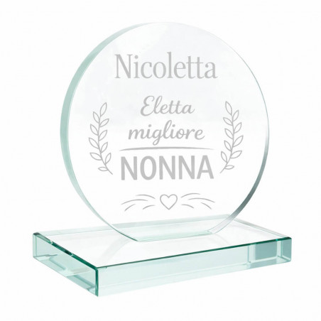 Trofeo miglior nonna personalizzato