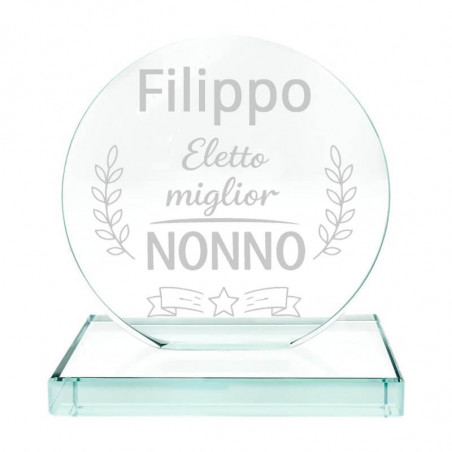 Trofeo miglior nonno personalizzato