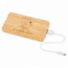 Power bank in bambù personalizzato per papà