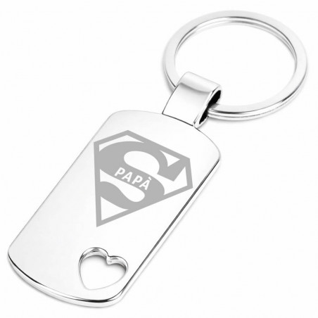 Portachiavi personalizzato Super papà