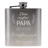 Fiaschetta in acciaio personalizzata Eletto miglior papà