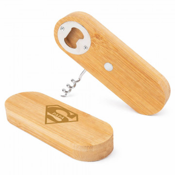 Apribottiglie papà personalizzato in legno con incisione | Regalo personalizzato per la festa del papà