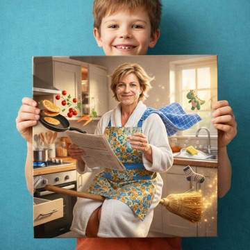 Quadro personalizzato mamma maga | Regalo per la festa della mamma