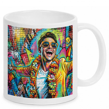 Tazza personalizzata con effetto Street Art