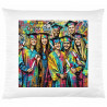 Cuscino 40 cm x 40 cm personalizzato con effetto disegno Street Art