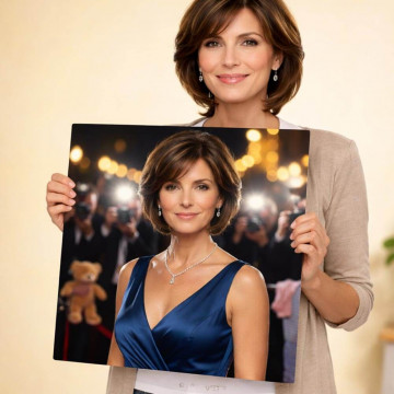 Ritratto personalizzato mamma star del cinema | Regalo per la festa della mamma