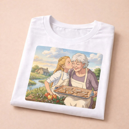 Nuovo design in stile cartone animato su maglietta da donna