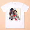 T-shirt uomo effetto acquerello colorato personalizzato