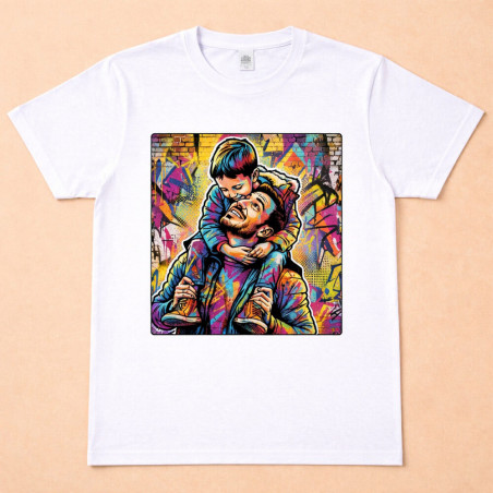T-shirt uomo effetto street art personalizzato