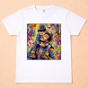 T-shirt uomo effetto street art personalizzato