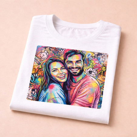 Nuovo design street art su maglietta da donna