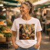 Maglietta da donna personalizzata con effetto ritratto regale