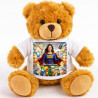 Orsacchiotto di peluche personalizzato effetto Super Mamma