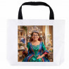 Borsa da spiaggia personalizzata effetto Mamma Regina della casa